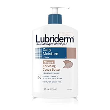 Lubriderm Daily Moisture Lotion Shea+ enriching cocoa butter 473 ml