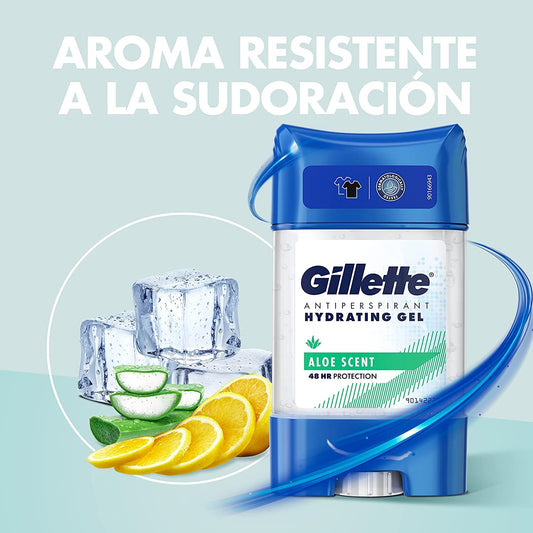 Gillette Antiperspirant Gel Stick Aloe Scent