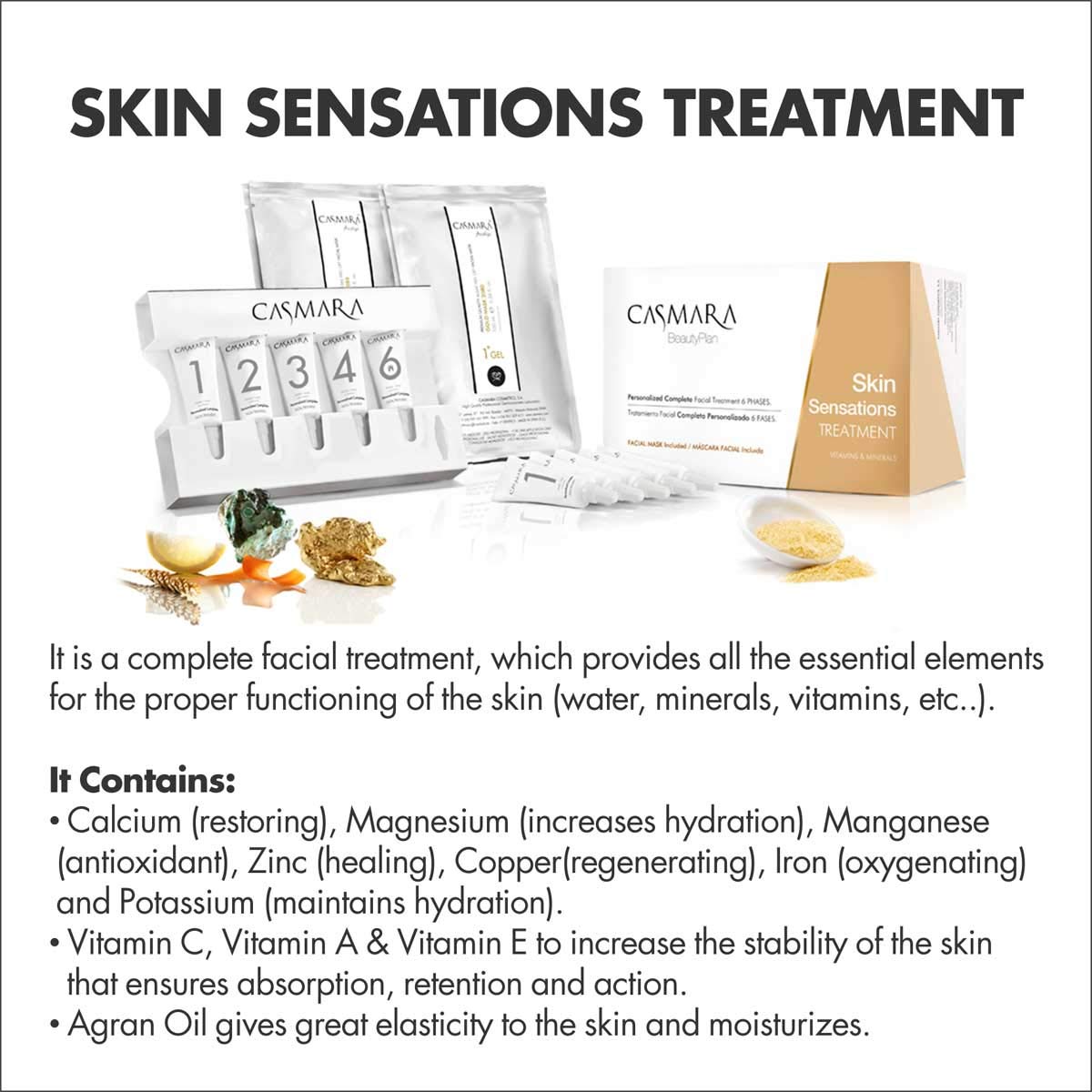 Casmara Skin Sensations Treatment Facial Kit