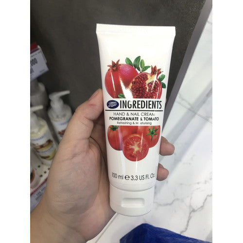 Boots Ingredients Pomegranate & Tomato Hand Cream