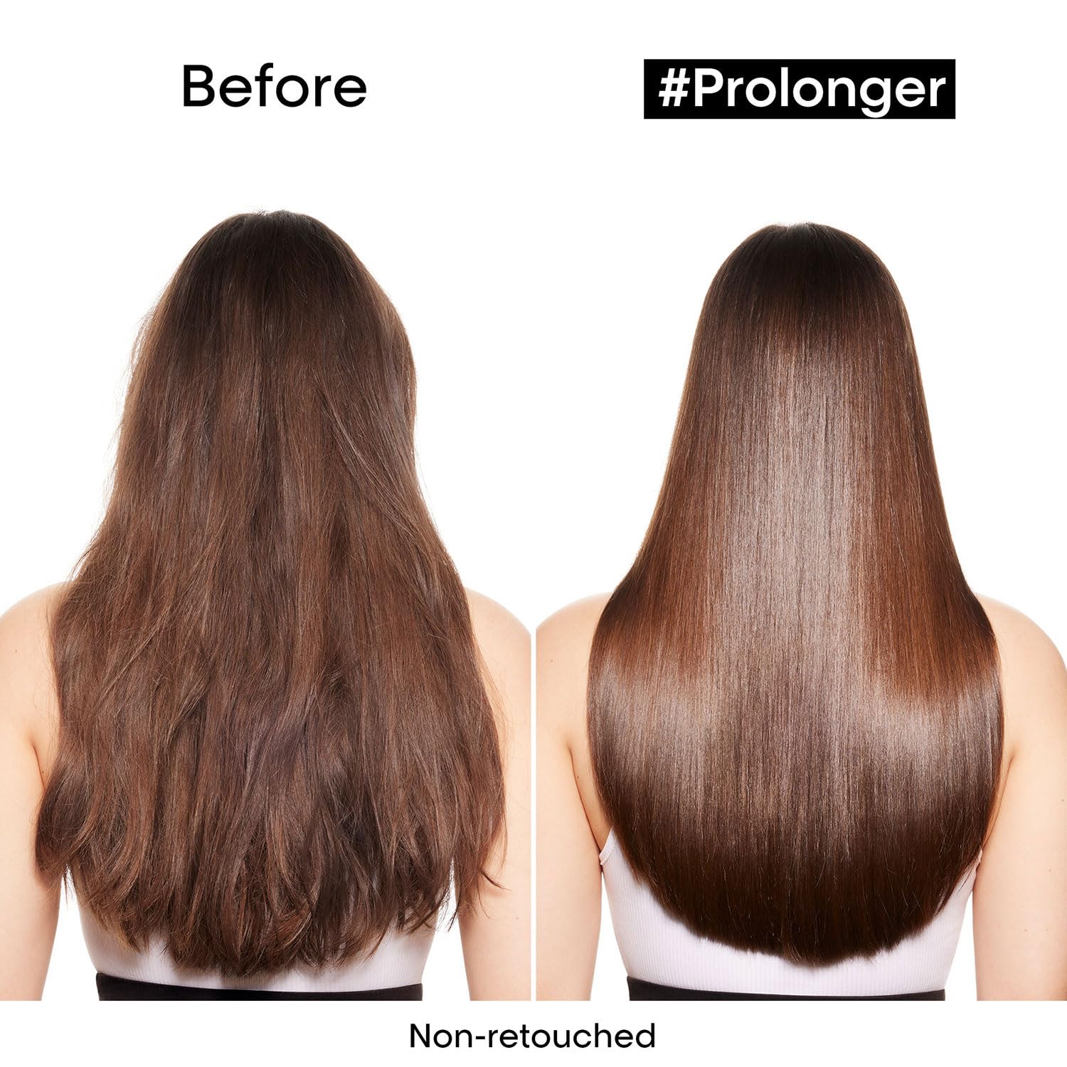 L'oreal Pro Longer Mask before & after