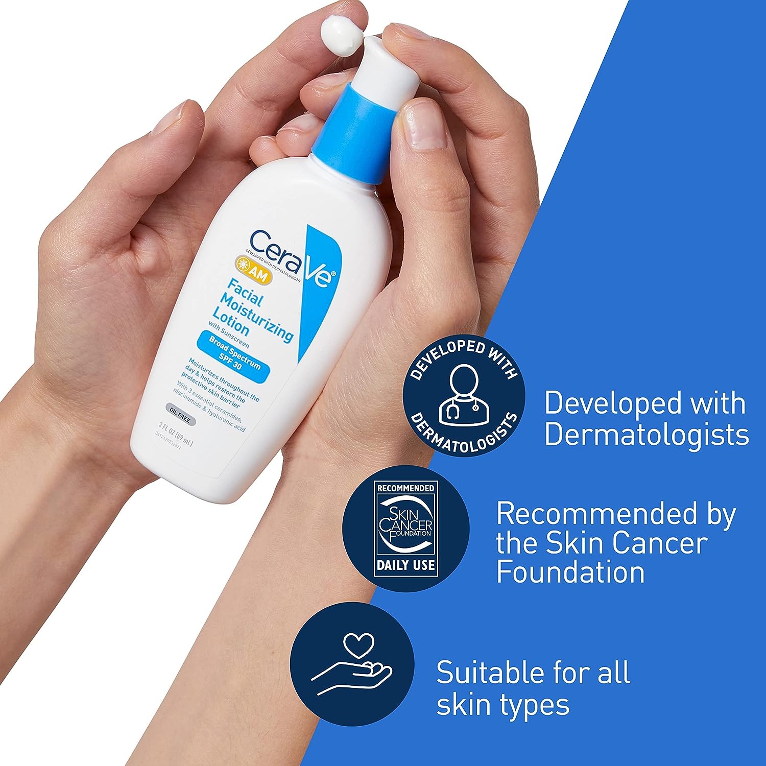 CeraVe Facial Moisturizing Lotion with Sunscreen