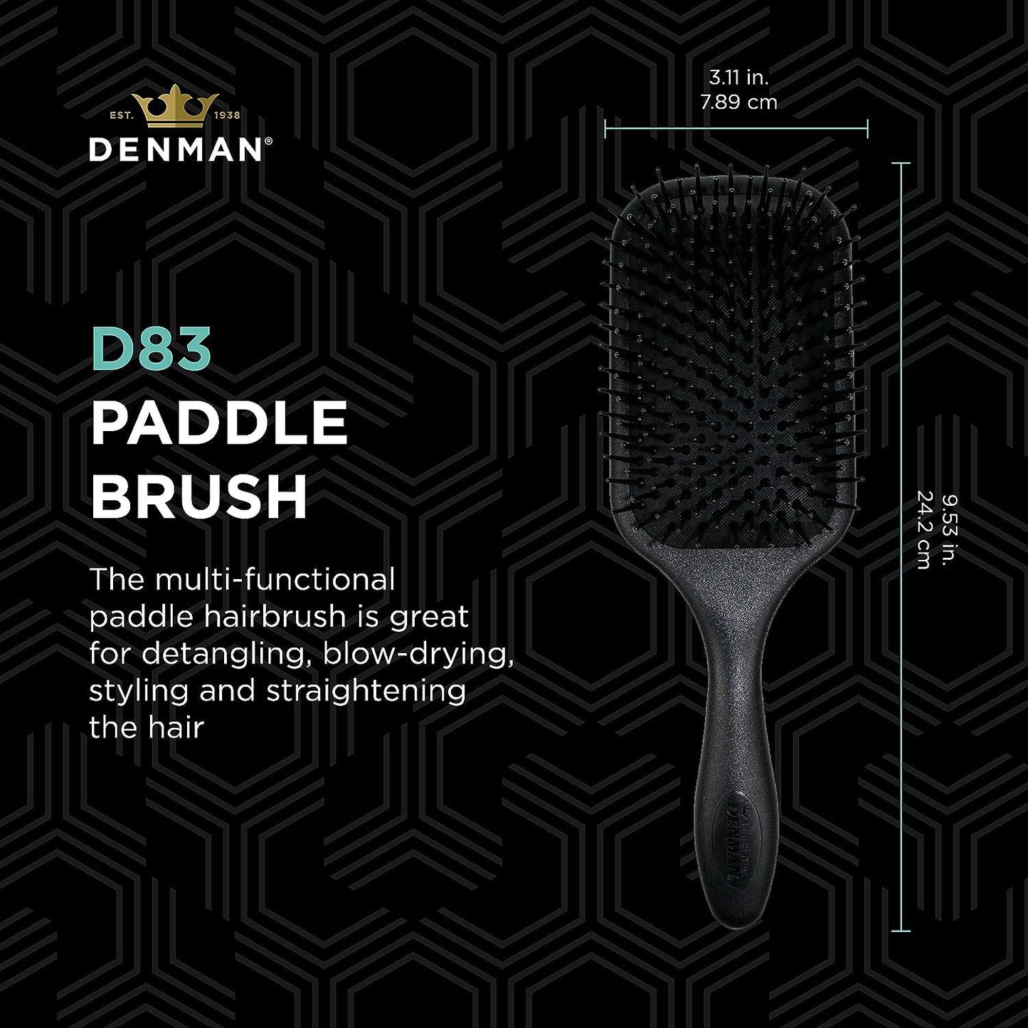 Denman Paddle Brush D83