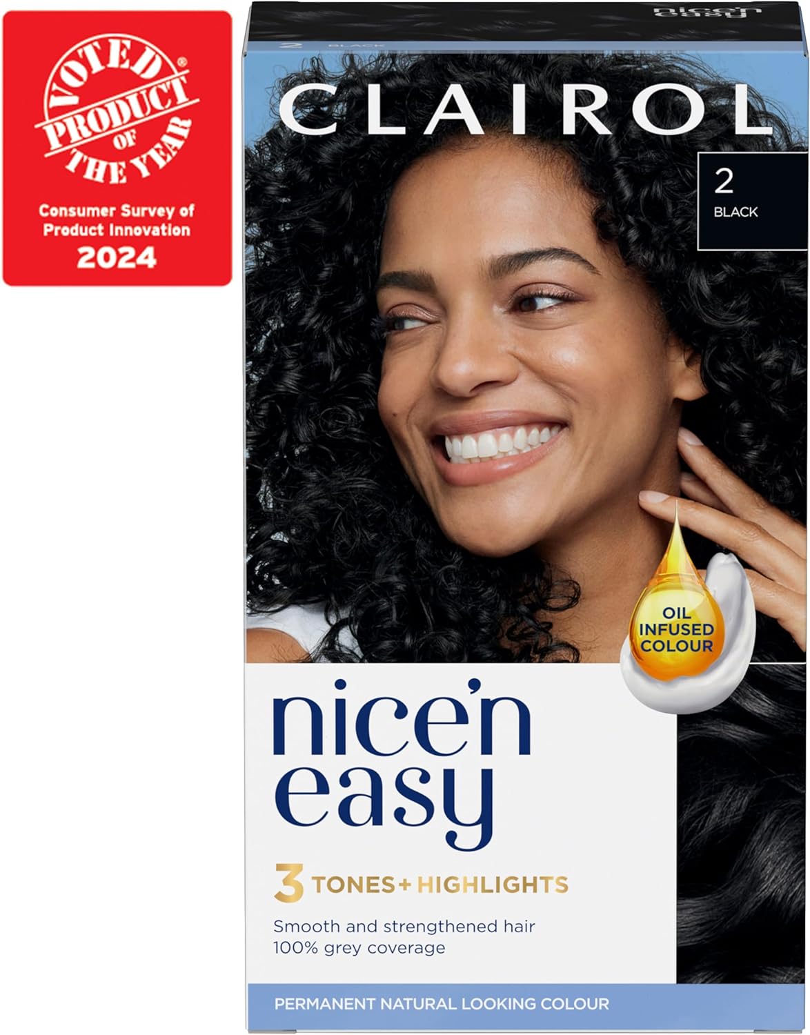 Clairol 2 Black Oil Infused Colour