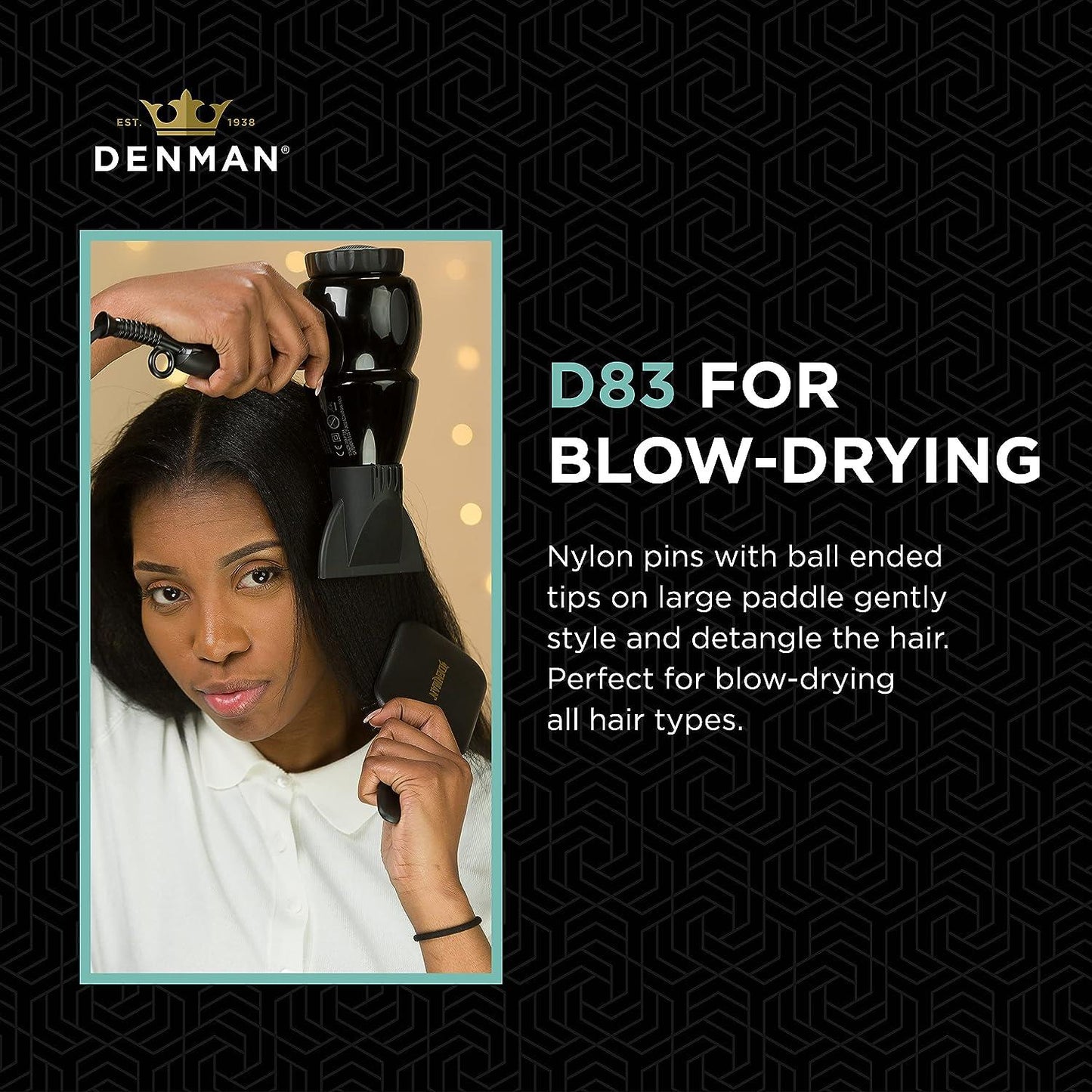 Denman Paddle Brush D83