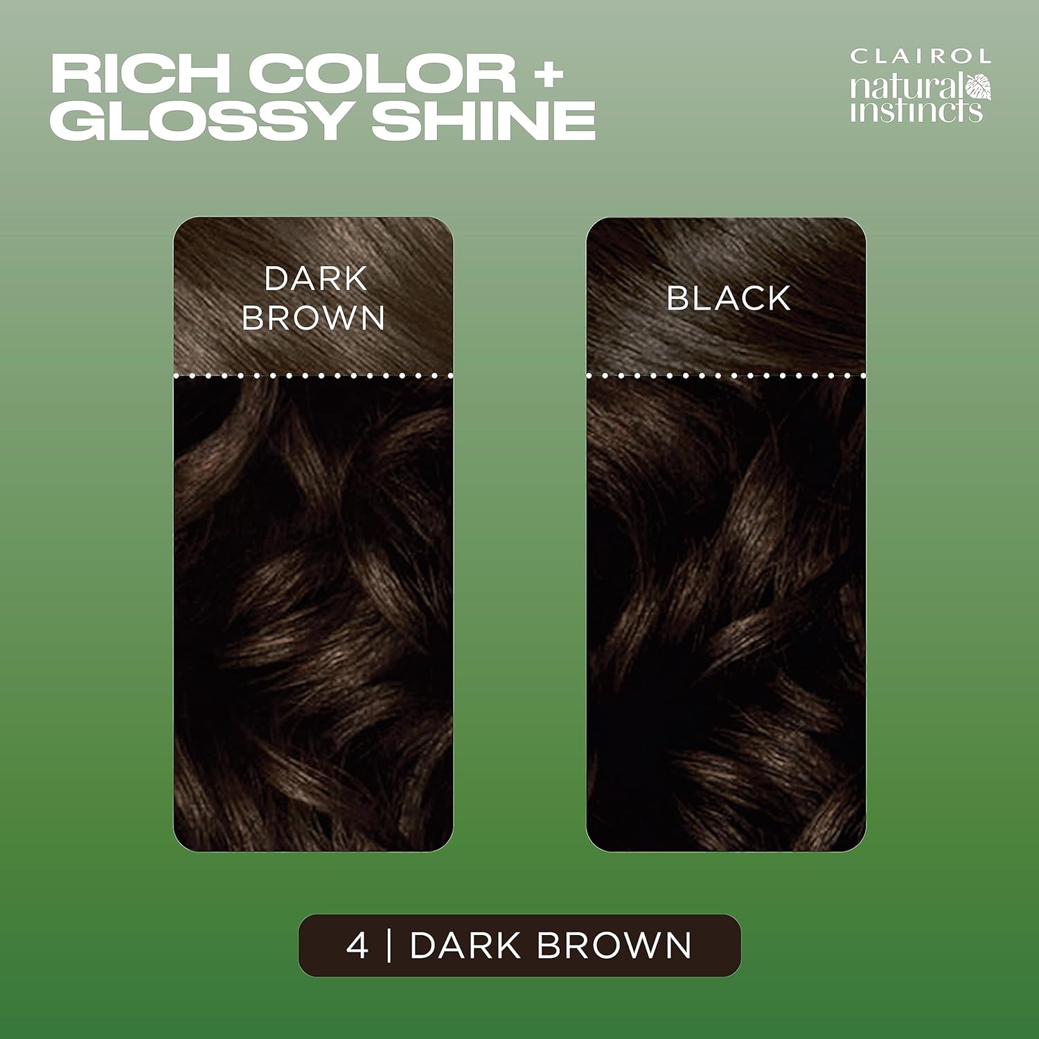 Clairol 4 Dark Brown Natural Instincts