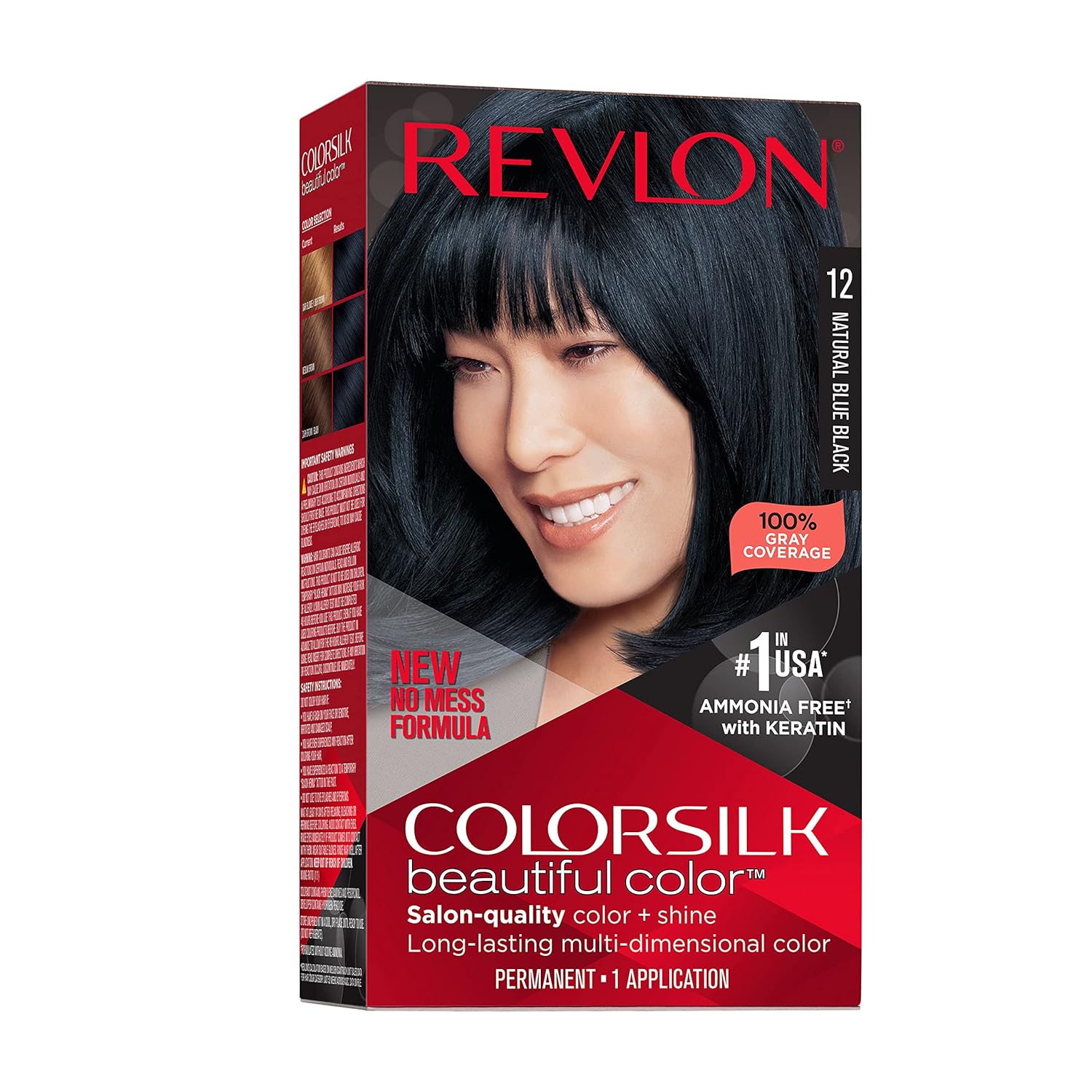 Revlon ColorSilk 12 Natural Blue Black