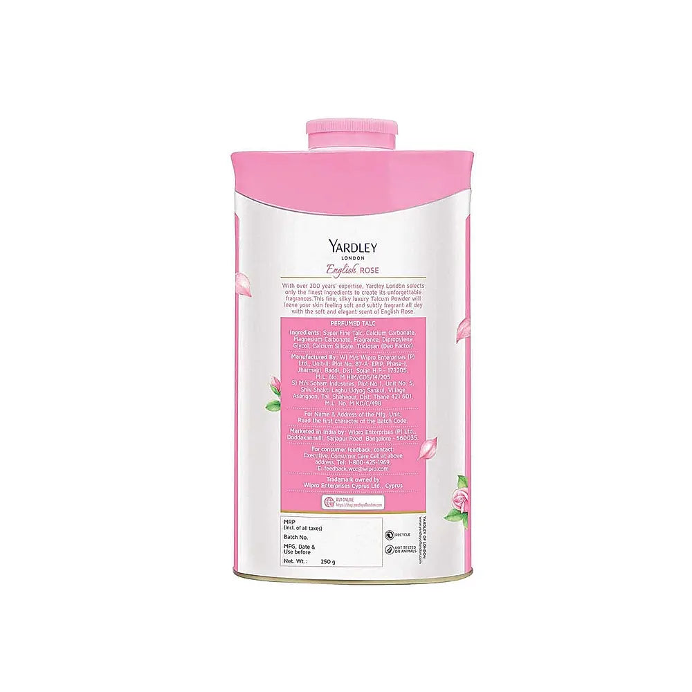 Yardley London English Rose Perfumed Talc