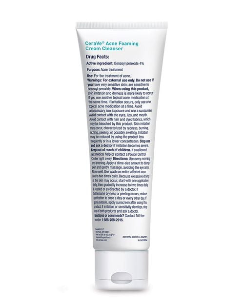 CeraVe Acne Foaming Cream Cleanser 150ml