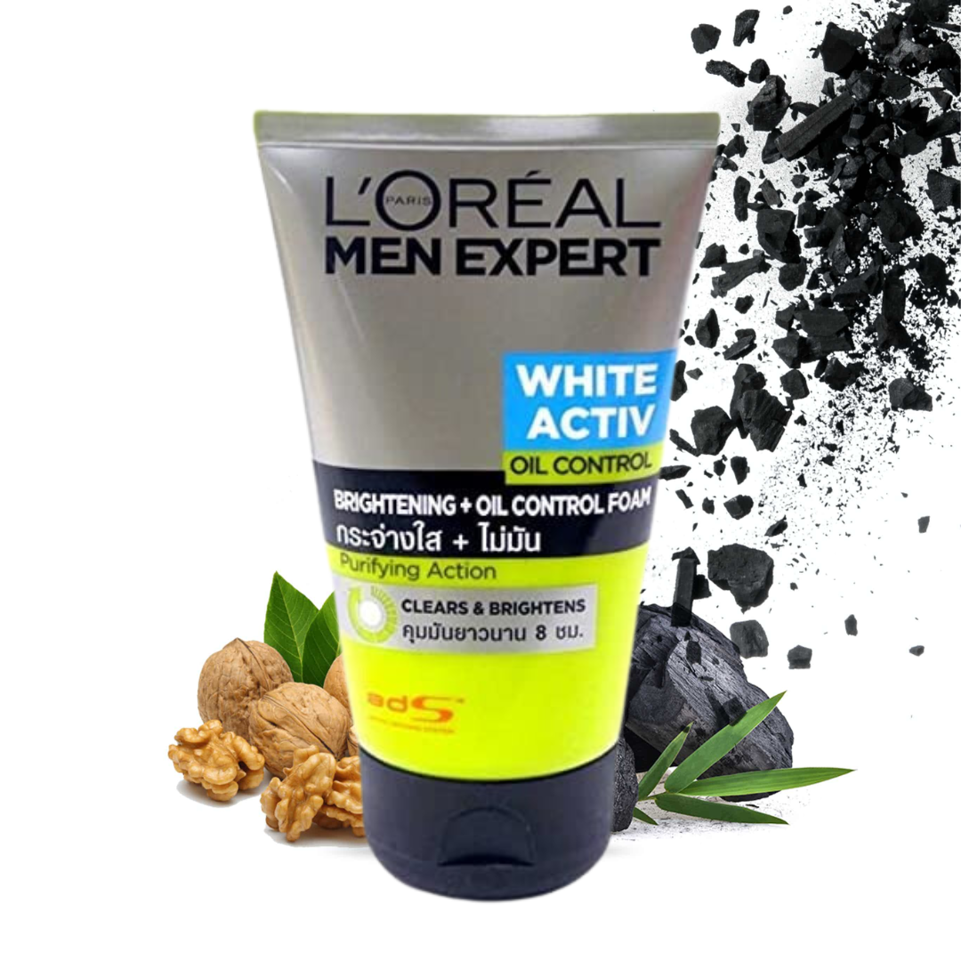 L'Oreal Men Expert White Activ Oil Control Foam