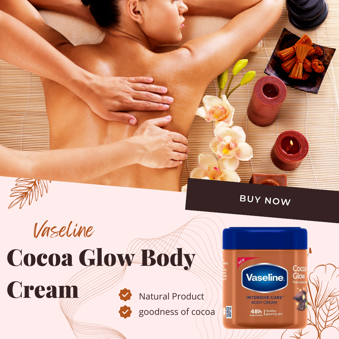 Vaseline Cocoa Glow Body Cream 400ml