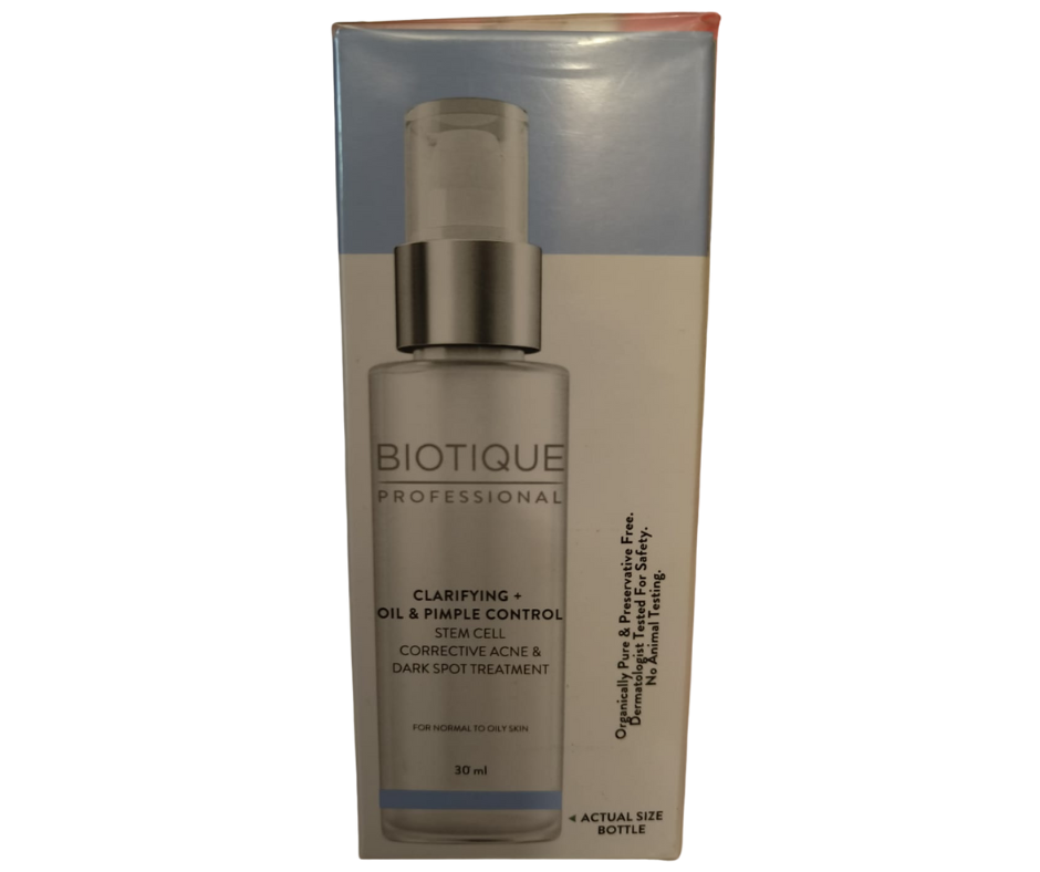 Biotique Professional Clarifying Oil & Pimple Control Treatment 30ml