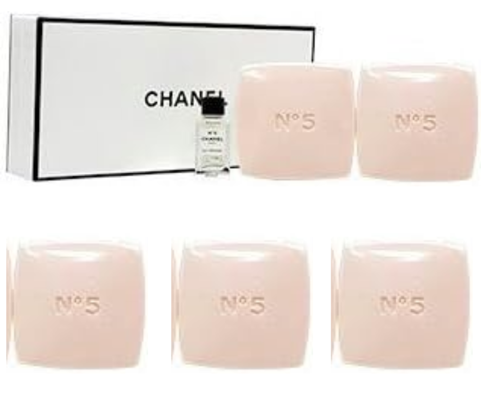 CHANEL No5 The Bath Soap 5x2.6oz