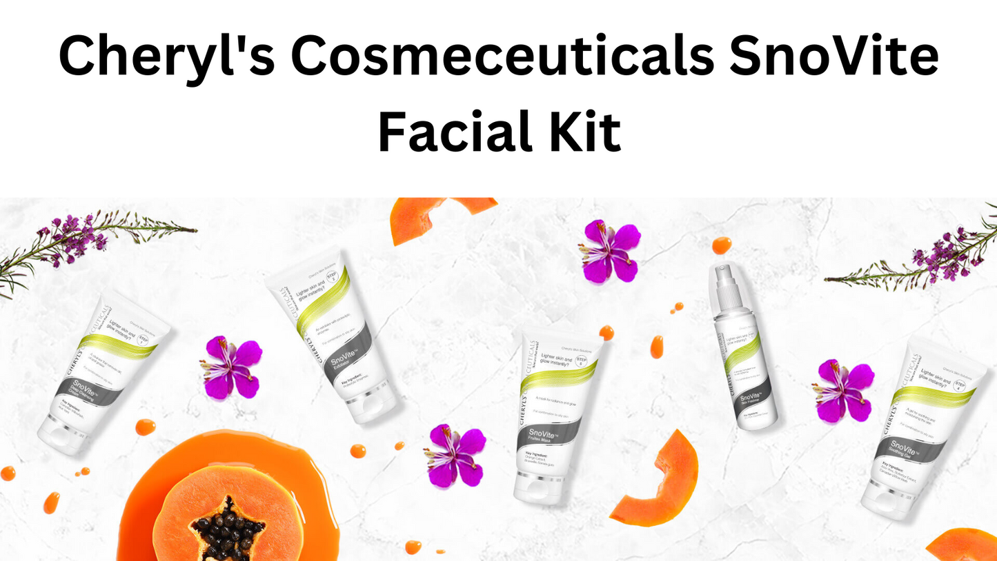 Kit de soins du visage SnoVite de Cheryl's Cosmeceuticals