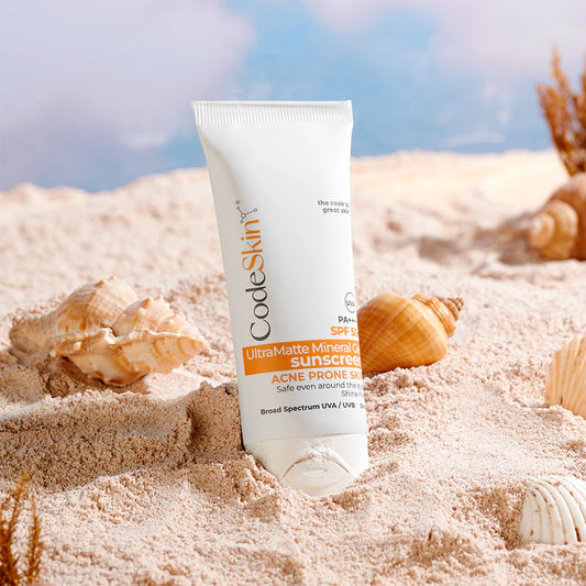 Code Skin SPF 50+ UltraMatte Mineral Gel Sunscreen