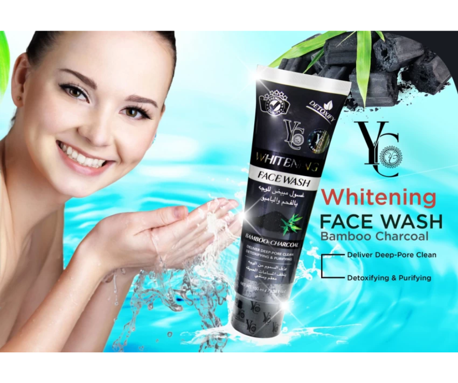 YC Whitening Bamboo Charcoal Face Wash