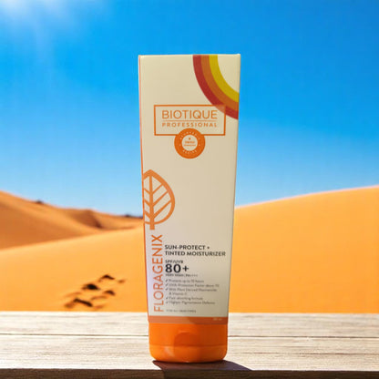 Biotique Floragenix Sun Protect + Tined Moisturizer SPF80+