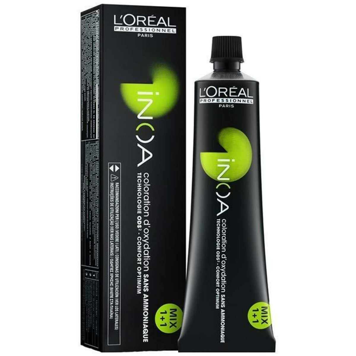L'Oréal Inoa Hair Color 2 Darkest Brown with 100ml Developer & brush