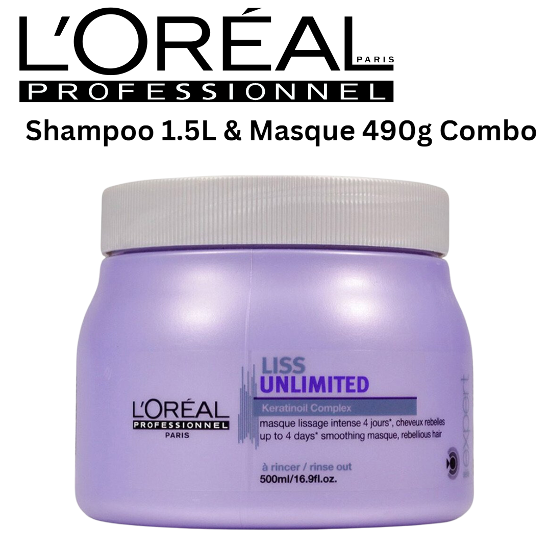 Liss Unlimited Loreal Professional Shampoo & Masque Combo