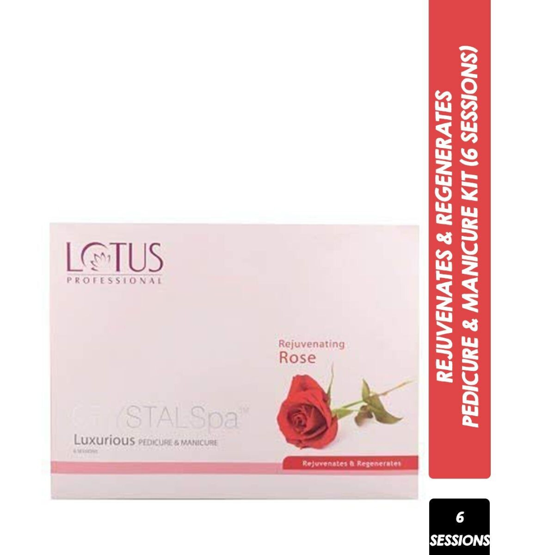Lotus Crystal Spa Rejuvenating Rose Pedicure Kit