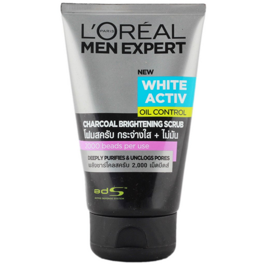 L'Oreal Men Expert White Activ Oil Control Charcoal Brightening Scrub