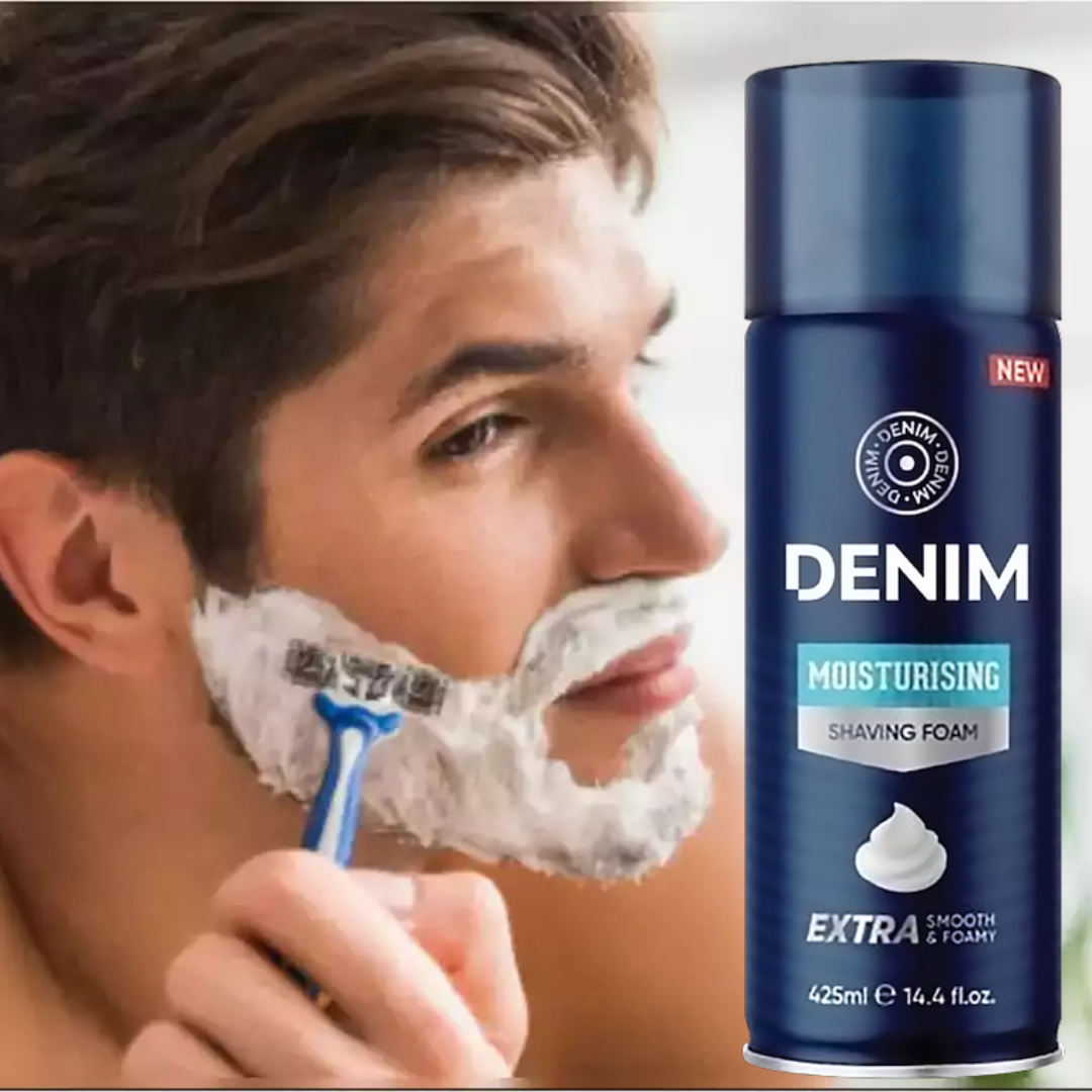 Denim performance Moisturising Shaving Foam 425ml