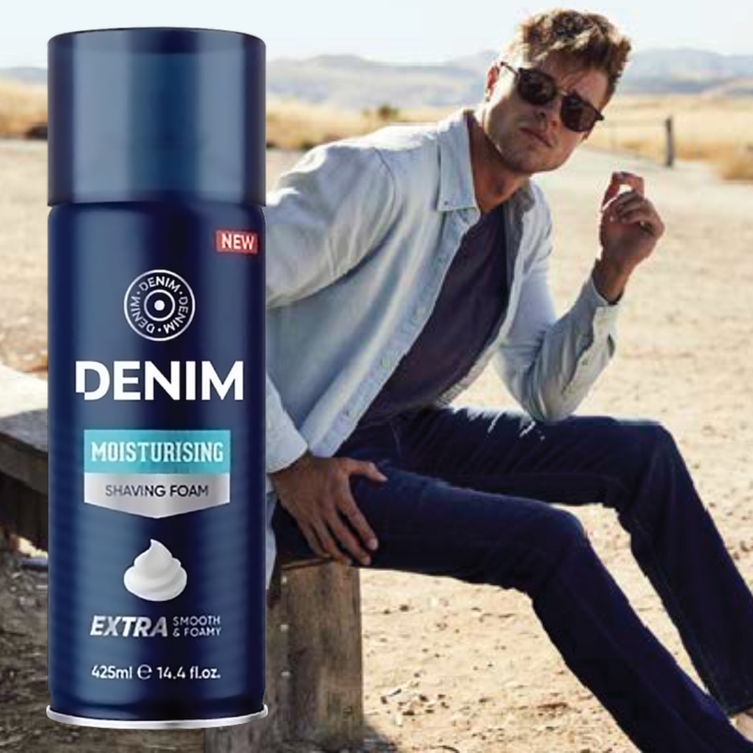 Denim performance Moisturising Shaving Foam 425ml