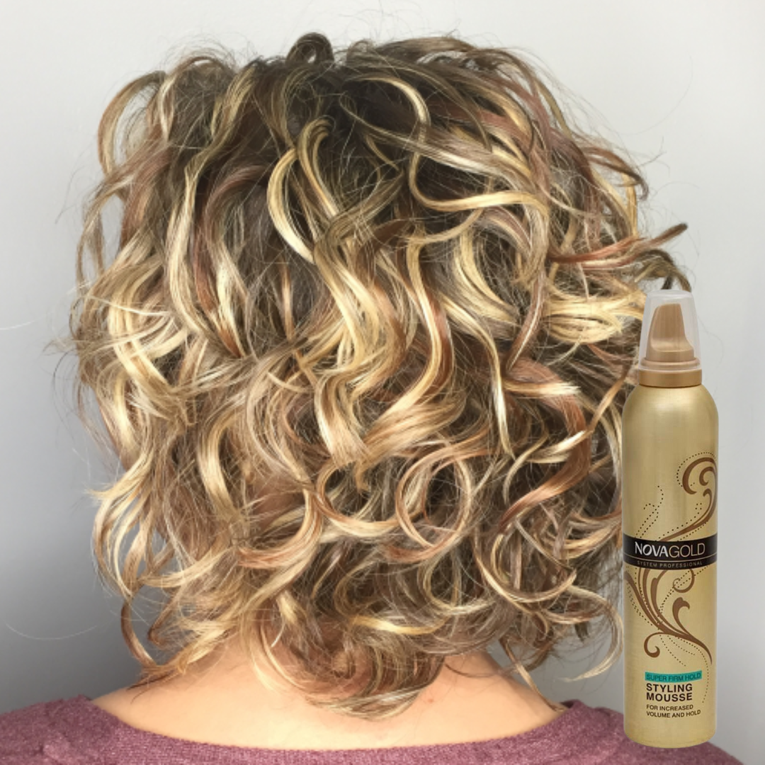 Nova Gold Styling Mousse Super Firm Hold