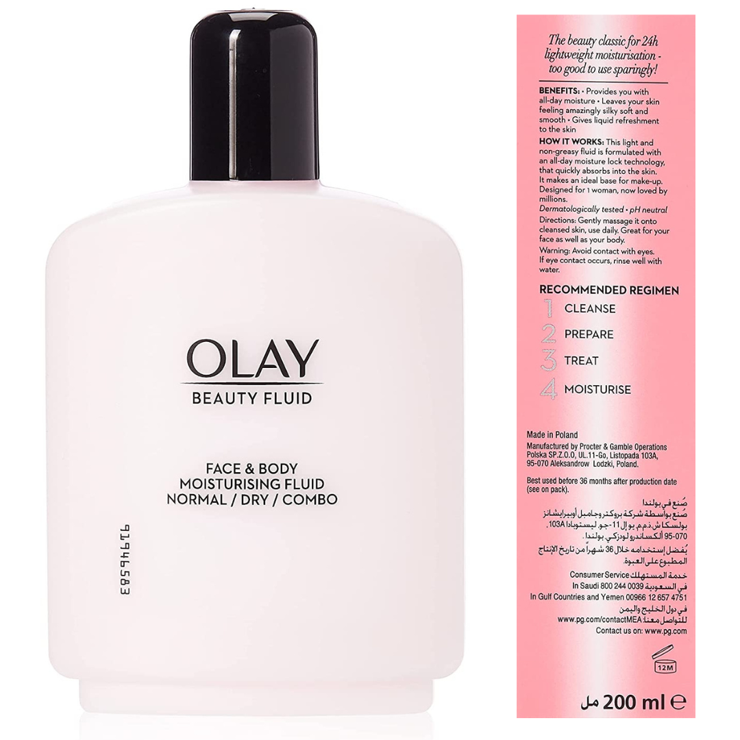 Olay Face & Body Moisturising Fluid