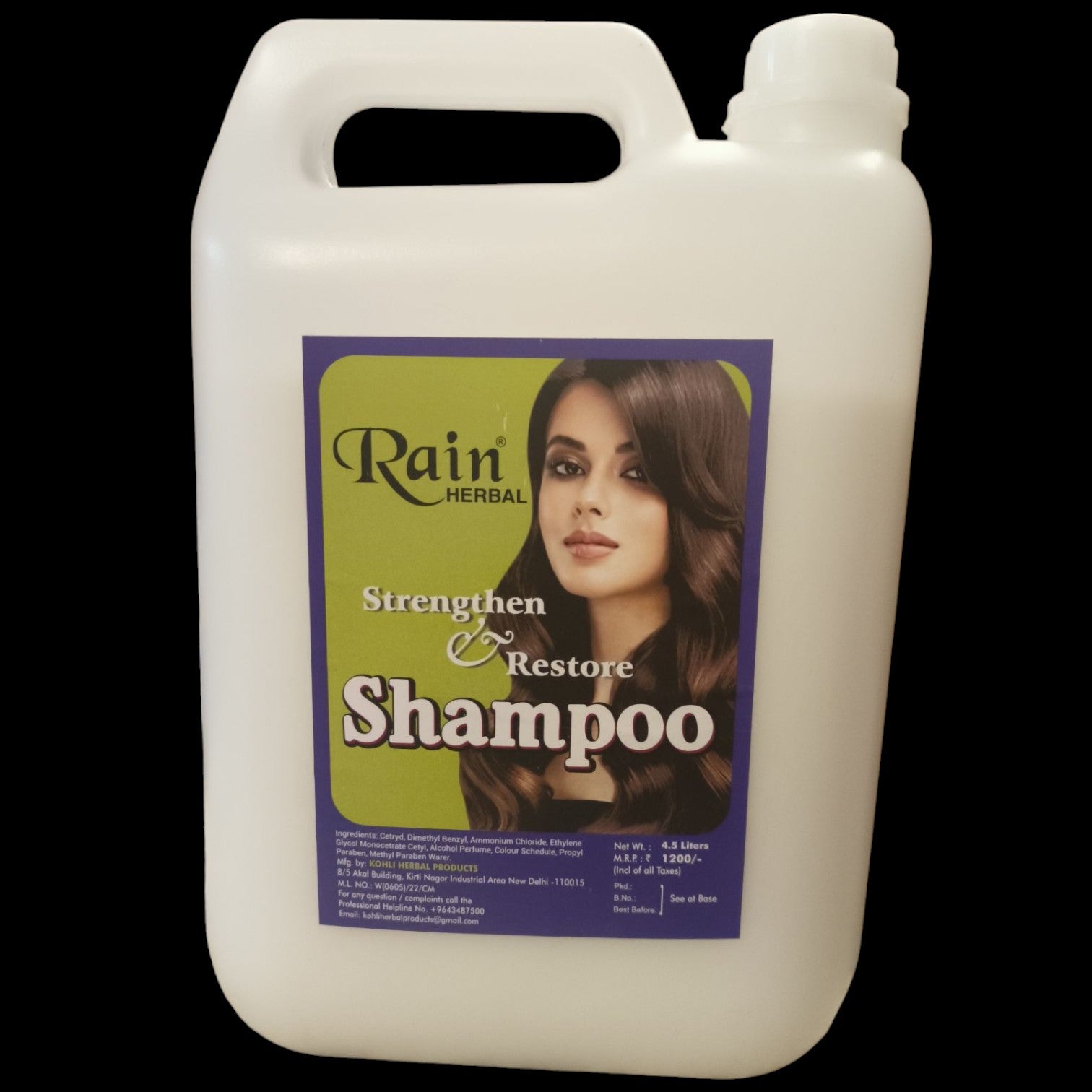 Shampoo Can 4.5 liters Rain Herbal