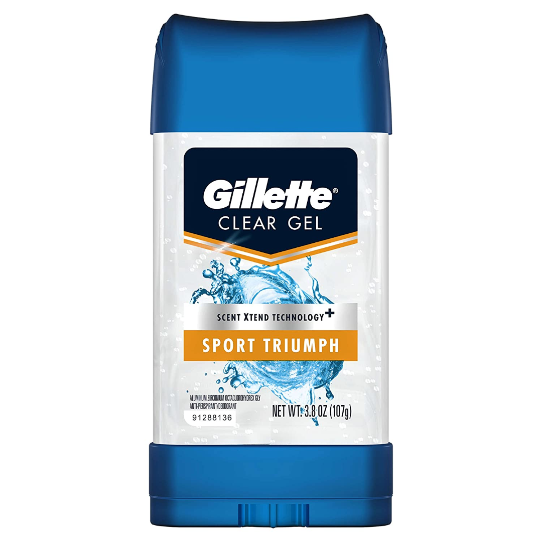 Gillette Clear Gel Deodorant, Sport Active, 3.8 oz ジレット