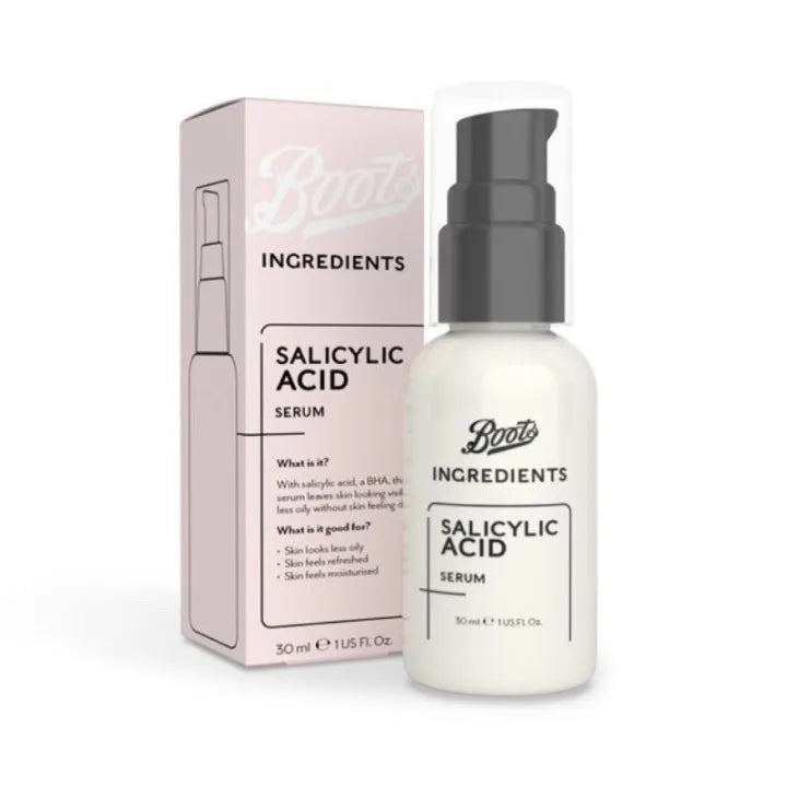 Boots Ingredients Salicylic Acid Serum 30 ml