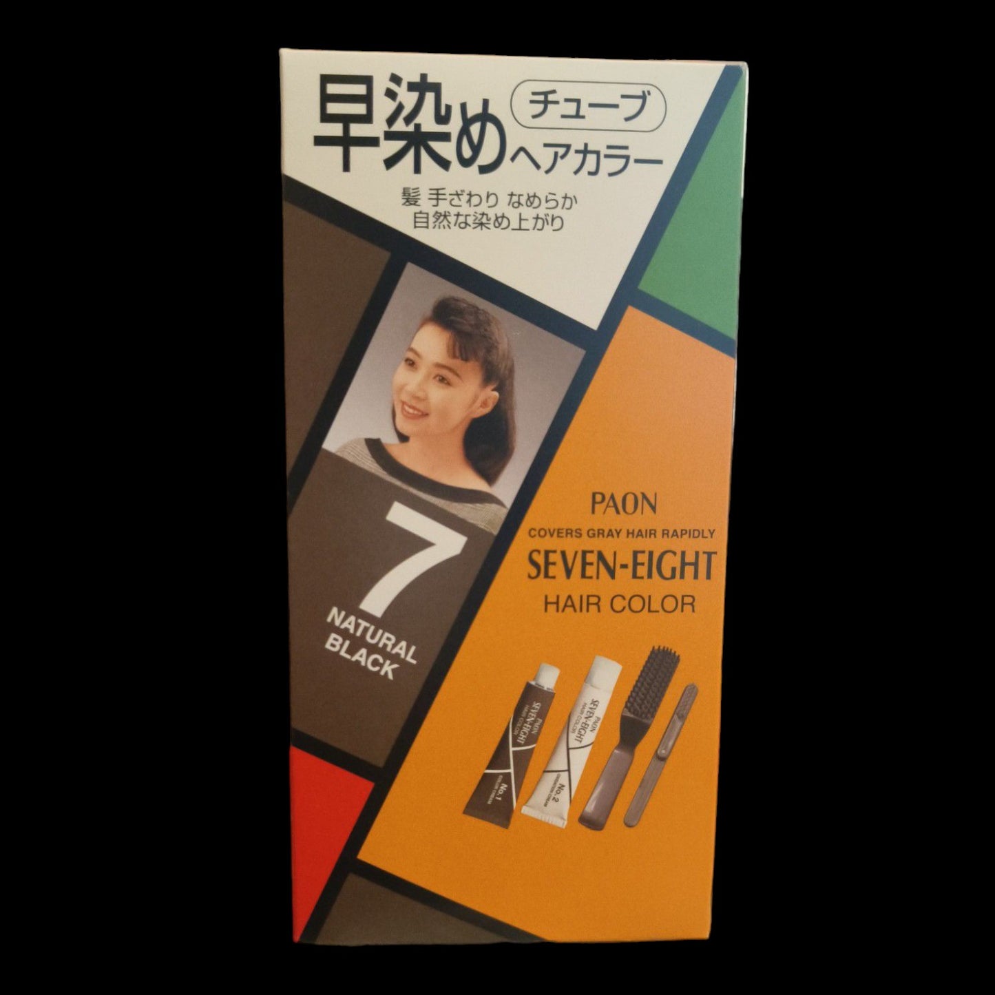 Paon Seven Eight Hair Color 7 Natural Black