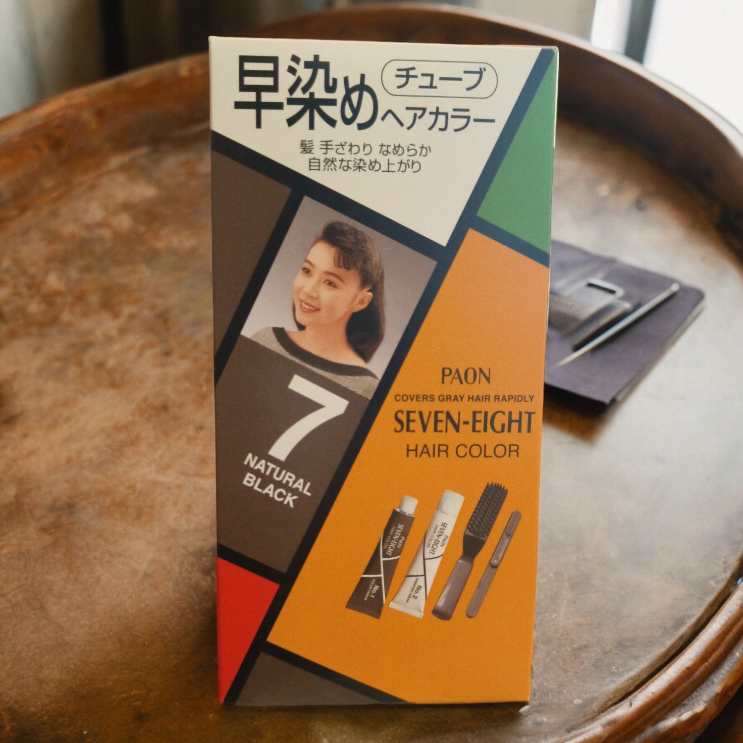 Paon Seven Eight Hair Color 7 Natural Black