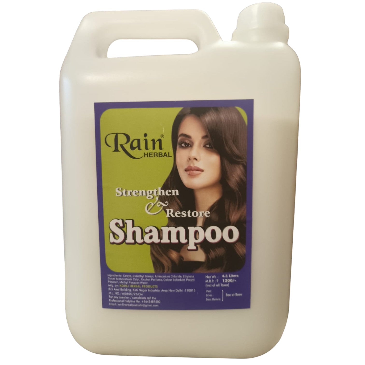 Shampoo Can 4.5 liters Rain Herbal