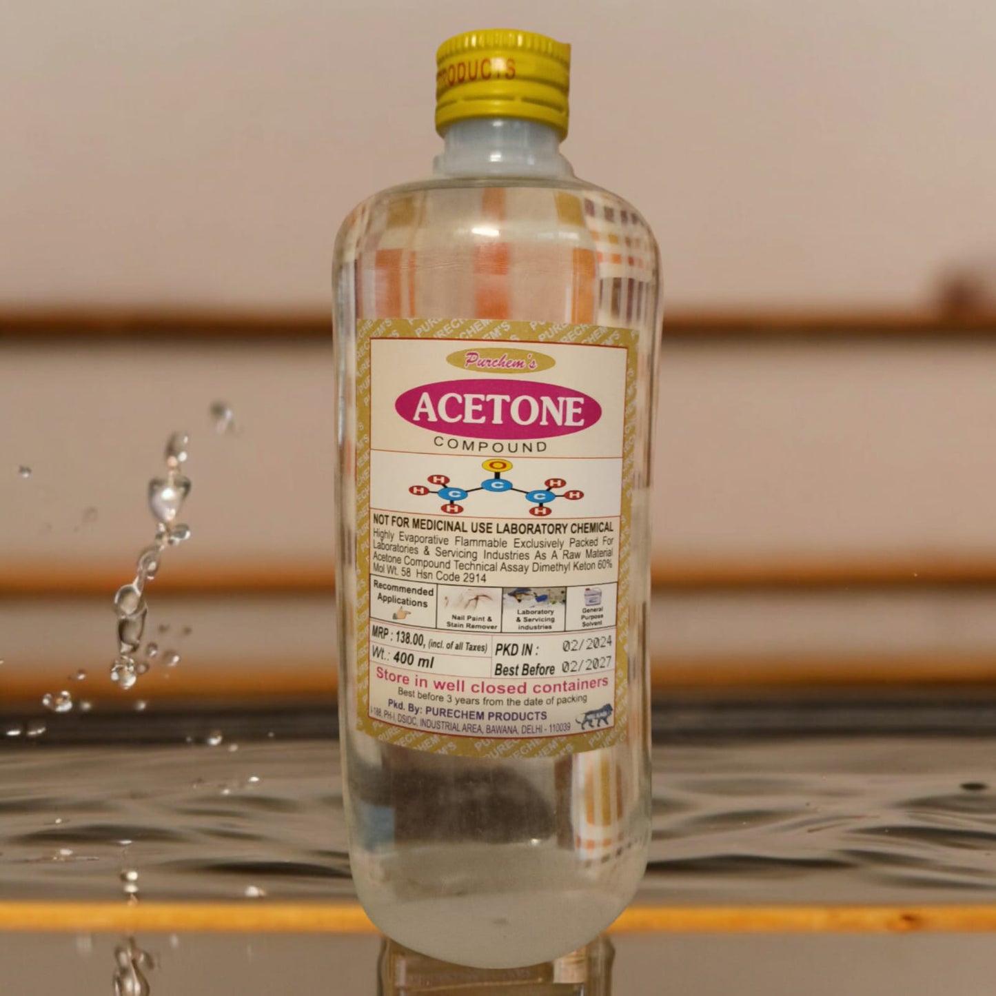 Acetone for Salon Use