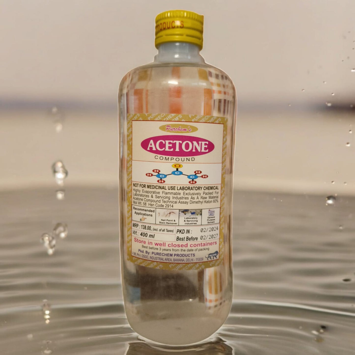 Acetone for Salon Use