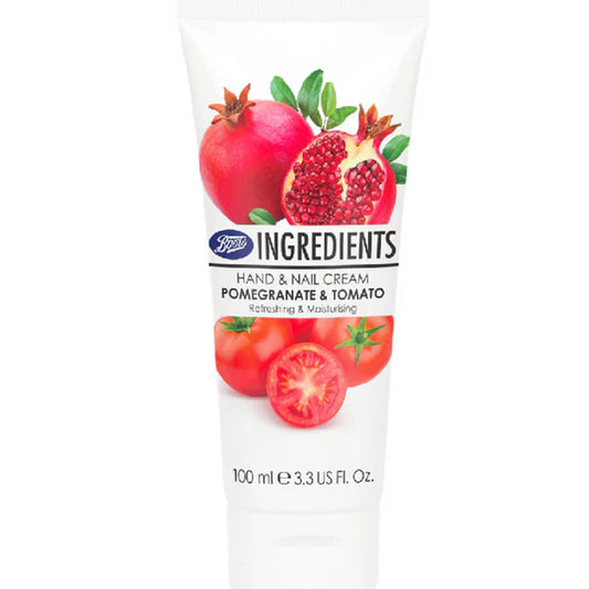 Boots Ingredients Pomegranate & Tomato Hand Cream