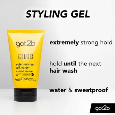 got2b Glued water resistant spiking Gel