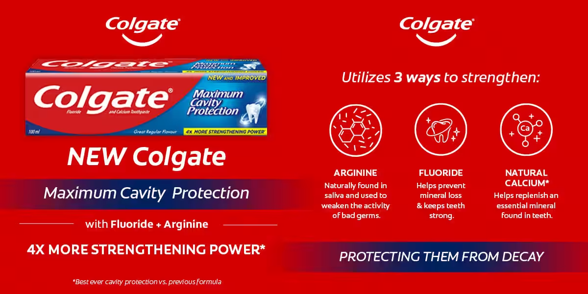 Colgate Maximum cavity protection toothpaste