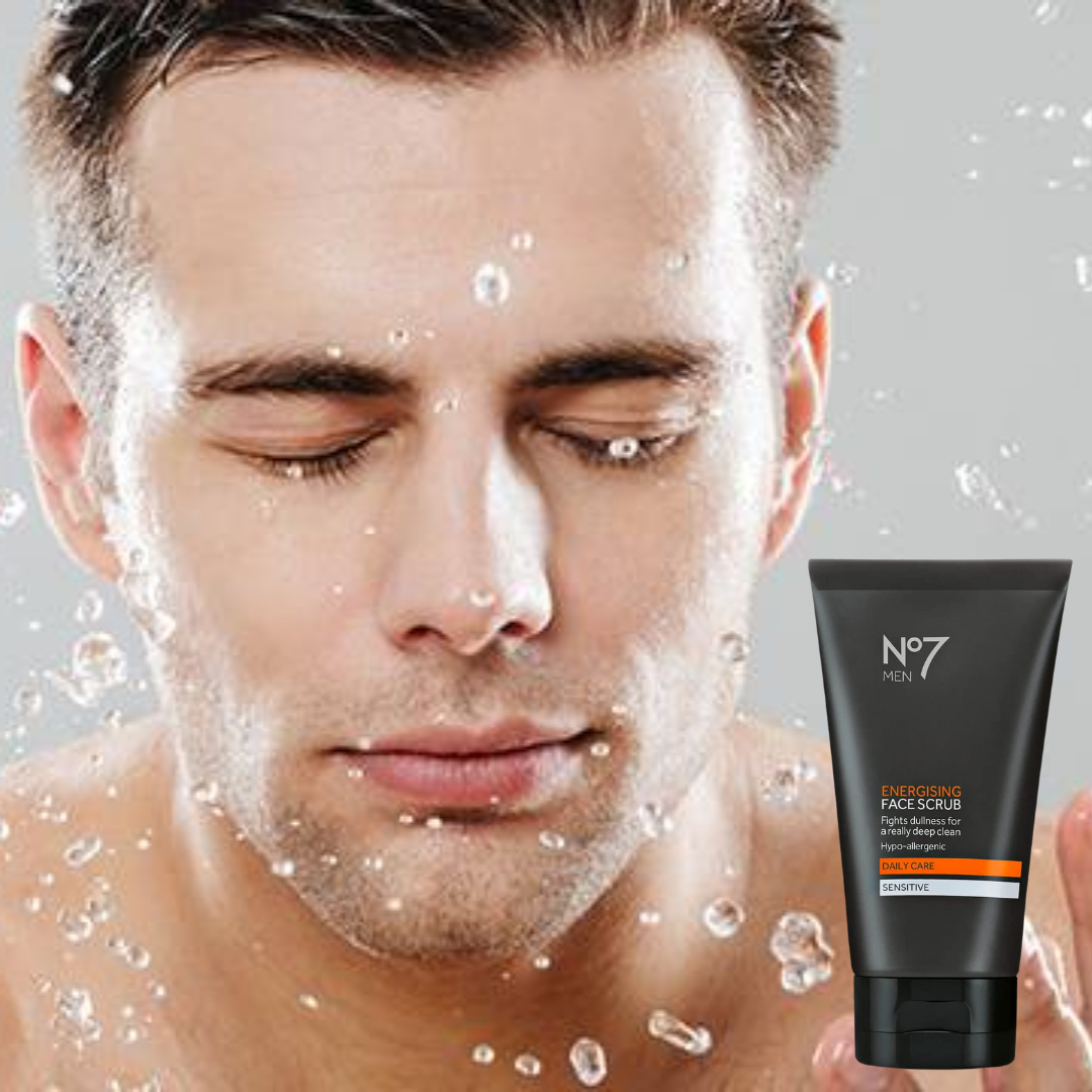 No 7 Men Energising Face Scrub