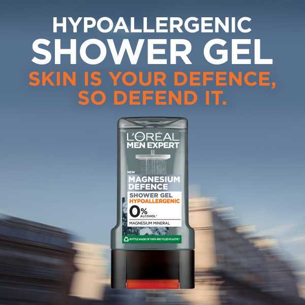 Loreal Men Expert Magnesium Defence Shower Gel for Sensitive Skin