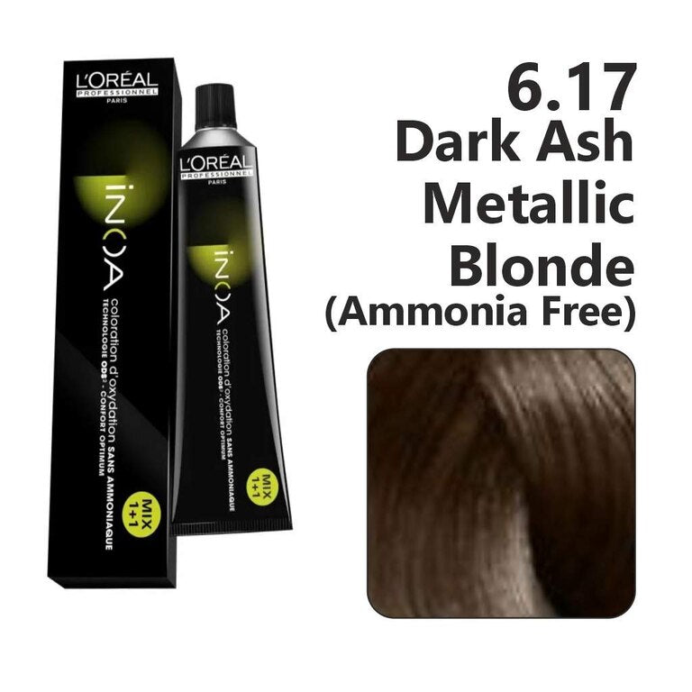 Inoa 6.17 Dark Ash Mettalic Blonde