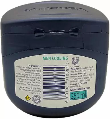 Vaseline MEN Fresh BLUE SEAL Petroleum Jelly is a specially formulated jelly designed specifically for men’s unique skincare needs. This variant will help to moisturise dry skin, leaving it feeling fresh, hydrated and protected