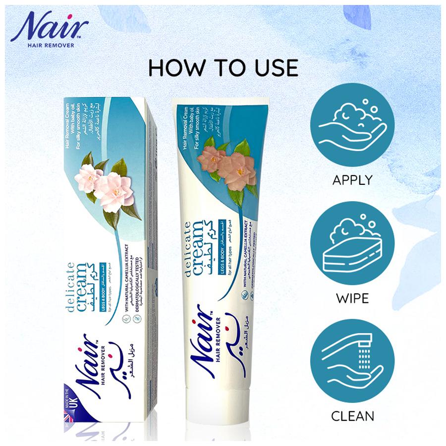 Nair Sensitive Hair Remover Cream Delicate Fragrance