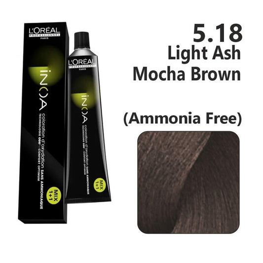Inoa 5.18 Ammonia Free Hair Colour