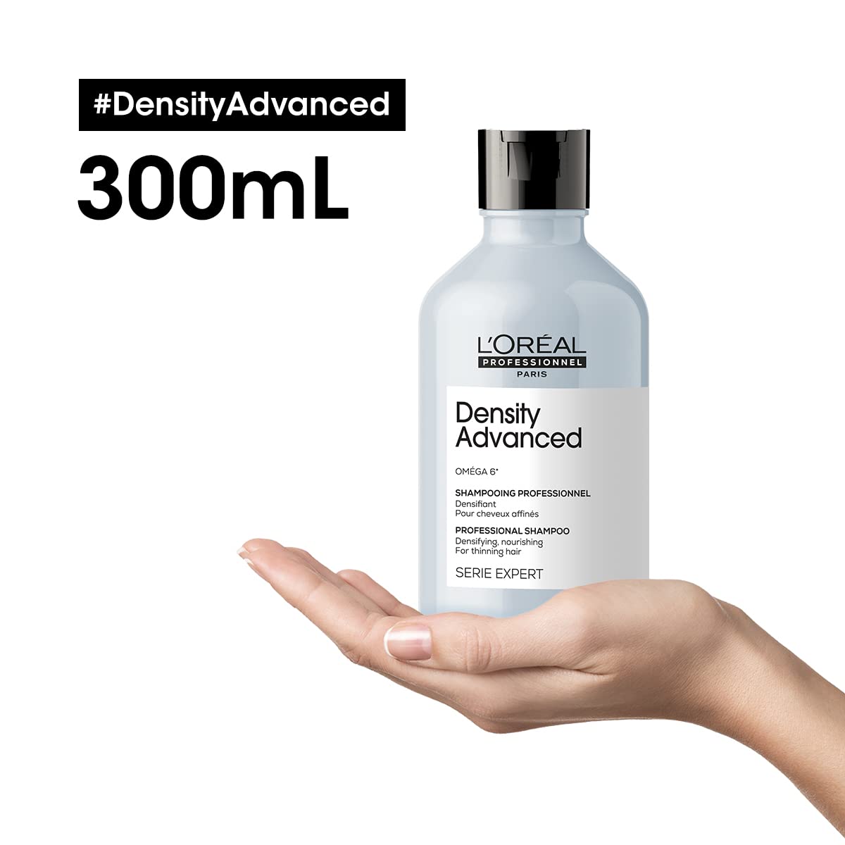 L'Oréal Professionnel Serie Expert Density Advanced Shampoo 300 Ml, For Fine And Thinning Hair