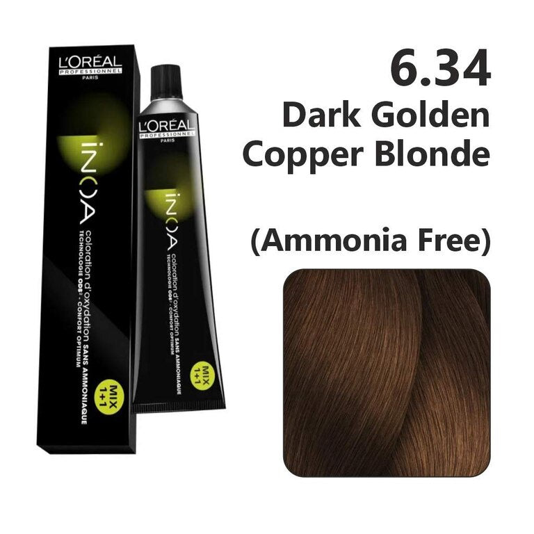 Inoa 6.34 Dark Golden Copper Blond