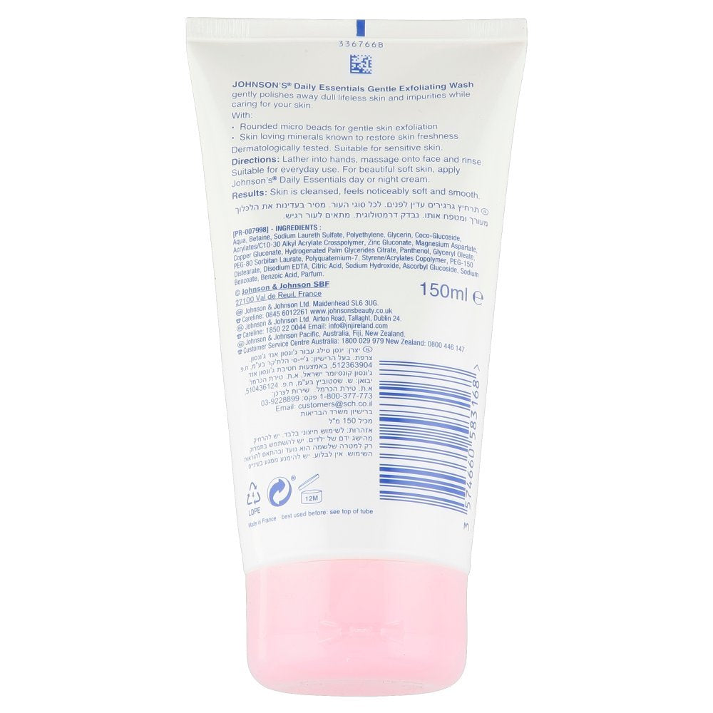 Johnson's Daily Essentials Gentle Exfoliating Wash