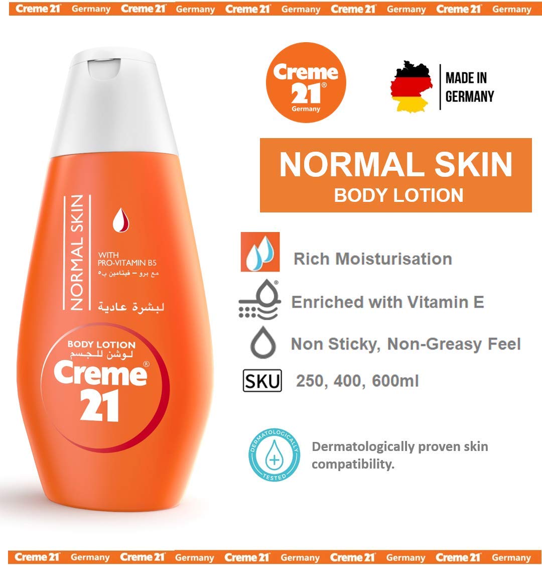 Creme21 Body Lotion for Normal Skin